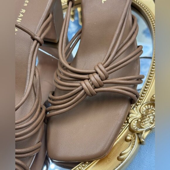 🆕 LOEFFLER RANDALL 🧿 NWOT Ryder Leather Knotted Sandals, Chocolate Brown, Sz 7 - Picture 16 of 16